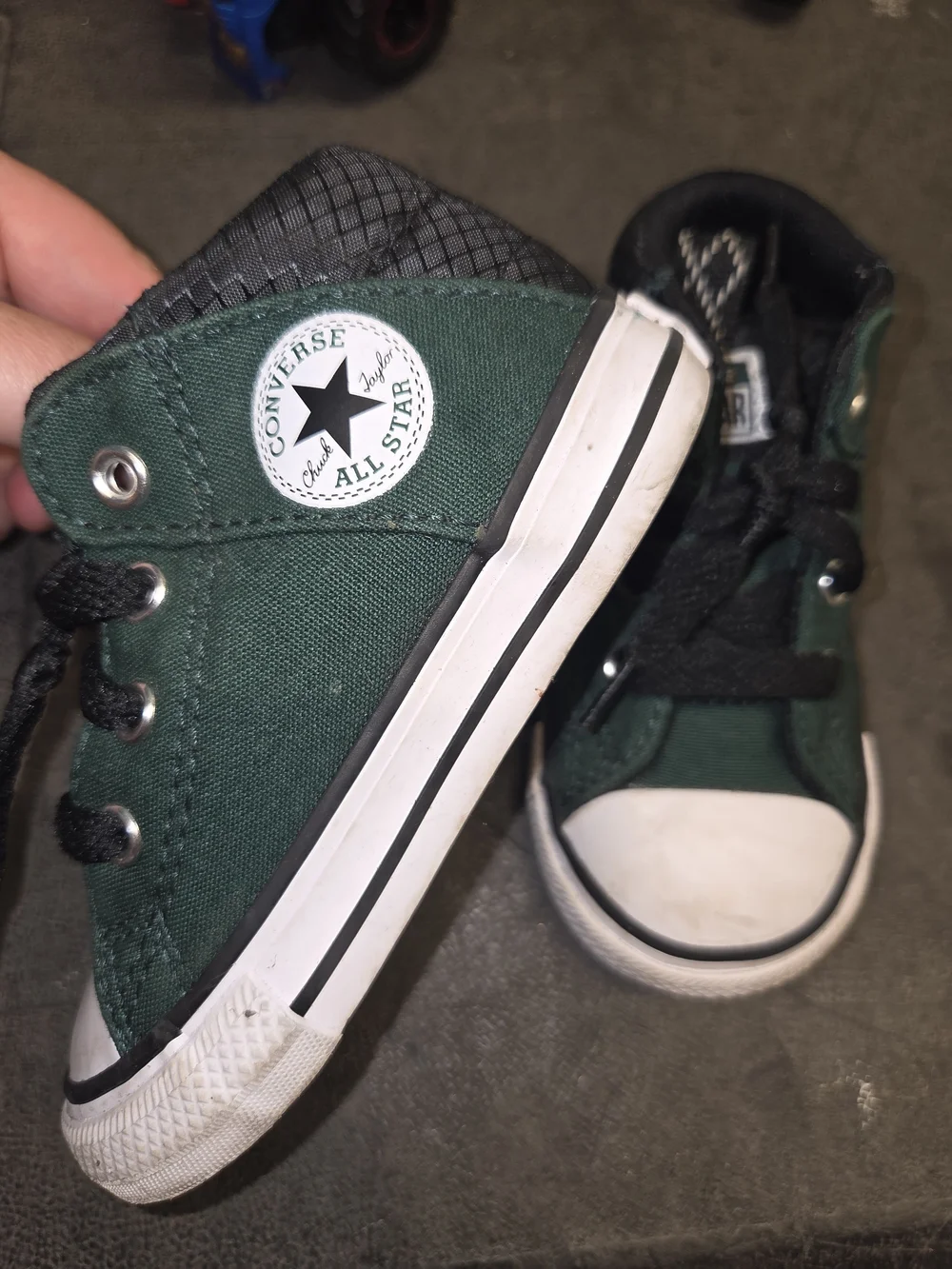 Kids' Green Converse High-Top Sneakers